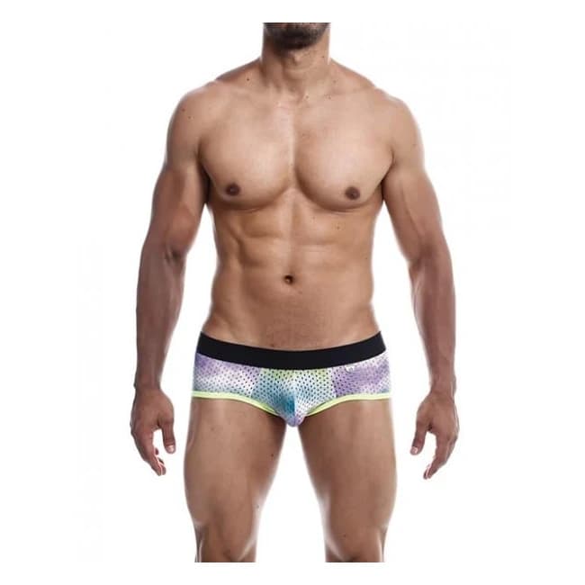 Male Basics Mob Aero Brief Green Dye - Image 1