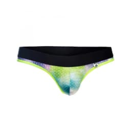 Male Basics Mob Aero Jock Green Dye, image 2