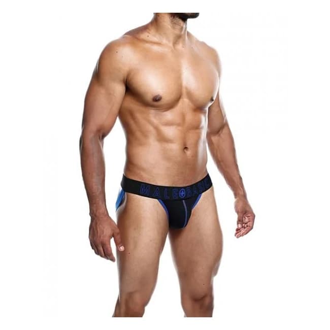 Male Basics Neon Jockstrap Royal - Image 1
