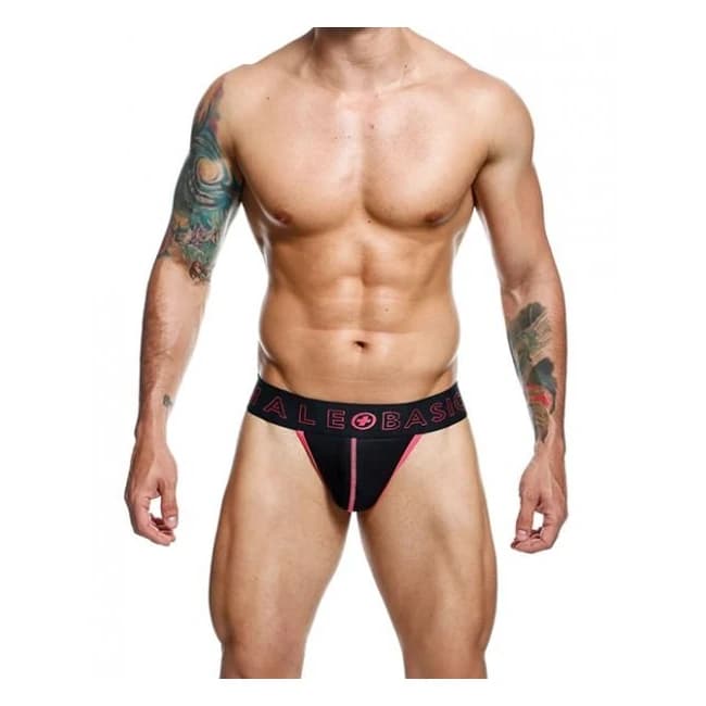 Male Basics Neon Thong Coral - Image 1