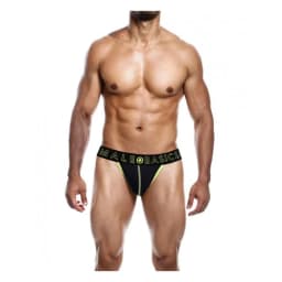 Male Basics Neon Thong Red Md, image 2