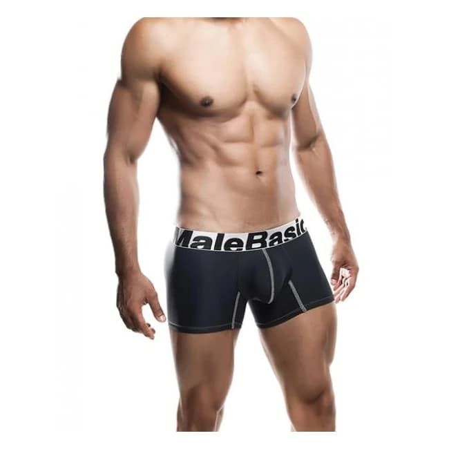 Male Basics Performance Boxer Black Md - Image 1