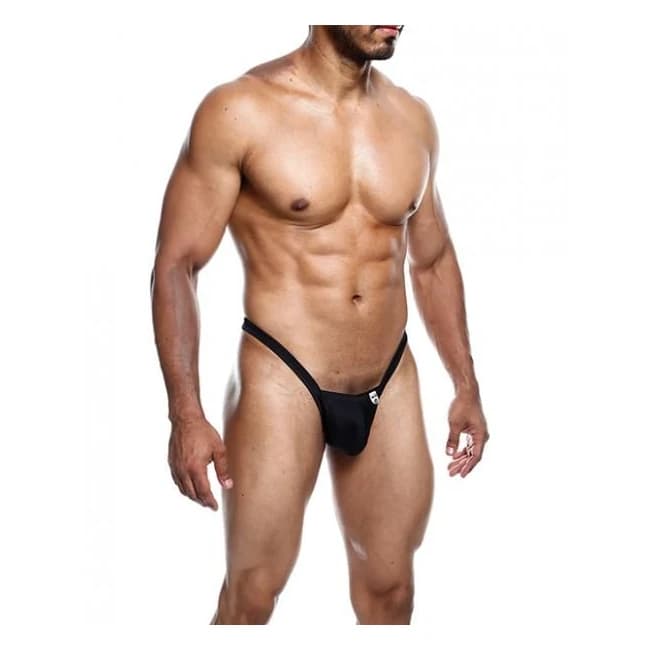 Male Basics Y Buns Thong, image 1