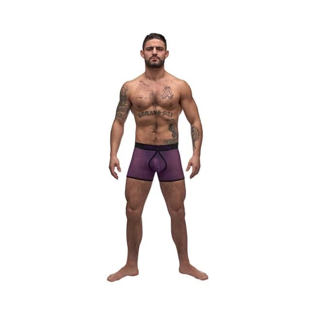 Male Power Airotic Mesh Enhancer Short Large - Image 1