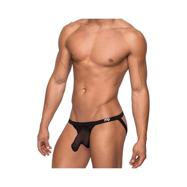 Male Power Hoser Jock Strap Black L/xl - Image 2