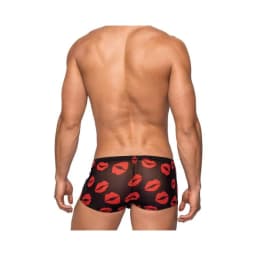 Male Power Kiss Me Mini Short Sheer Lips, image 3