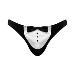 Male Power Maitre D Thong Underwear, image 1