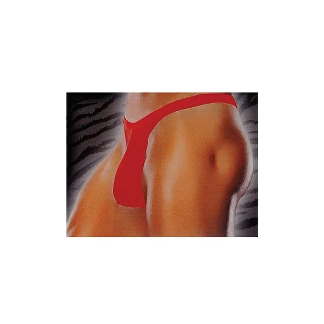 Male Power Men's Bong Thong Red L/xl - Image 1