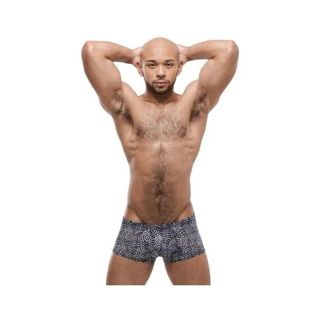 Male Power Mesmerizing Mini Short Navy - Image 1