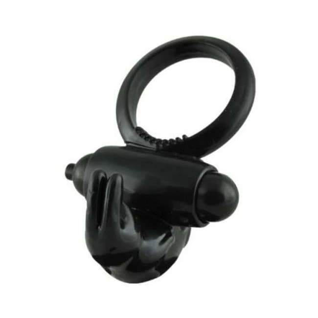 Malesation Vibro Rabbit Ring Black - Image 1