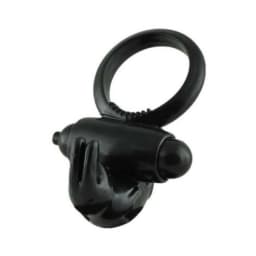 Malesation Vibro Rabbit Ring Black, image 1