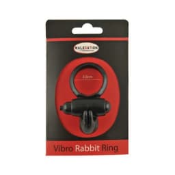 Malesation Vibro Rabbit Ring Black, image 2