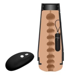 Man Squeeze Original Vibro Pussy Vanilla, image 4
