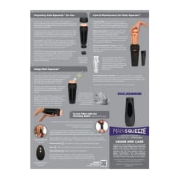 Man Squeeze Original Vibro Pussy Vanilla, image 8