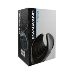 Man Wand Starter Black Masturbation Tool, image 1