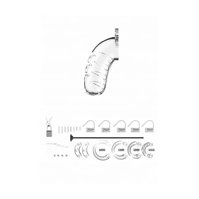 Mancage Model 16 Chastity 4.5 in Cage W/ Plug - Image 5
