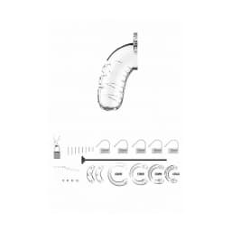 Mancage Model 16 Chastity 4.5 in Cage W/ Plug - Image 5