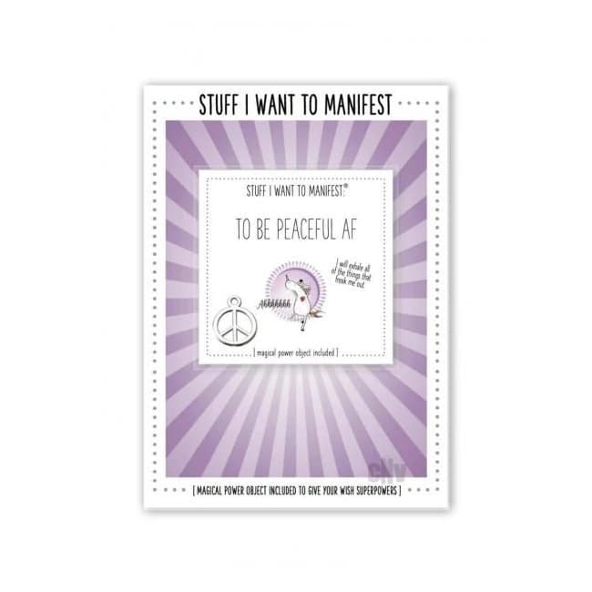 Manifest Greeting Card Peaceful Af - Image 1