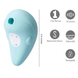 Marina 10 Function Silicone Air Vibrator, image 3