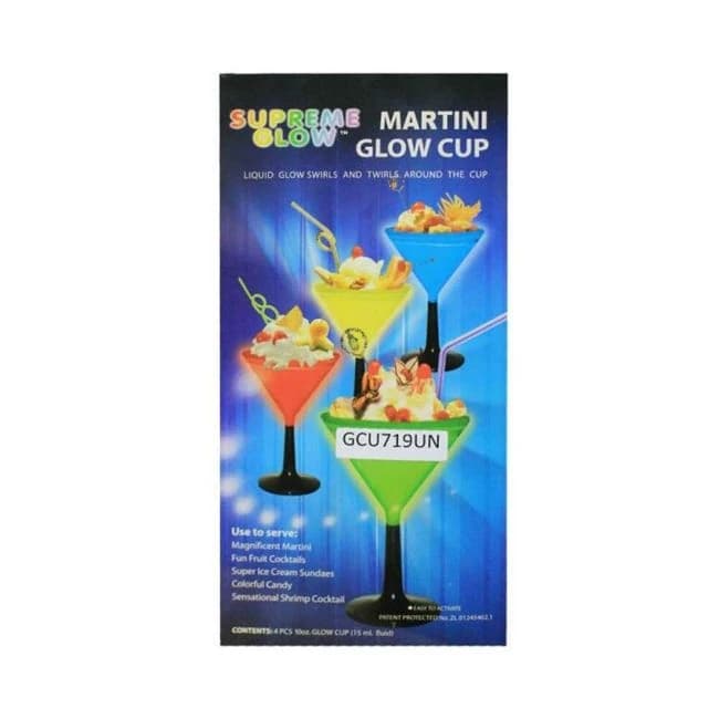 Martini Glow Glass ( Set of 4) - Image 1