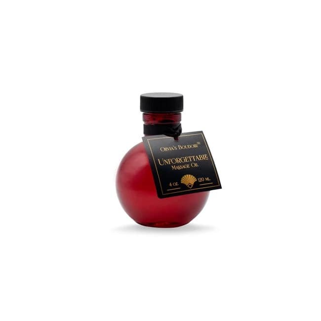 Massage Oil 4oz Unforgettable - Image 1