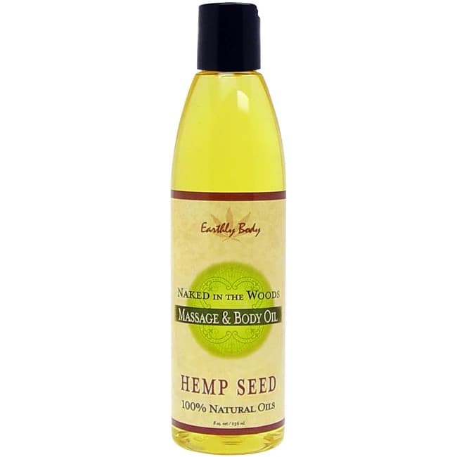 MASSAGE OIL NAKED IN THE WOODS 8 OZ  - Image 1