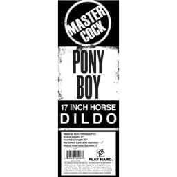 Master Cock Pony Boy 17in Horse Dildo, image 1