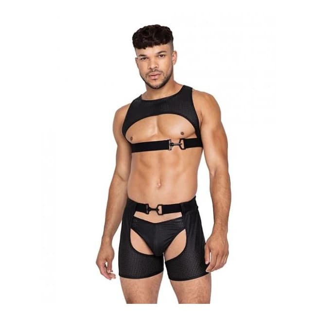 Master Harness W/hook & Ring Closure Black - Image 1
