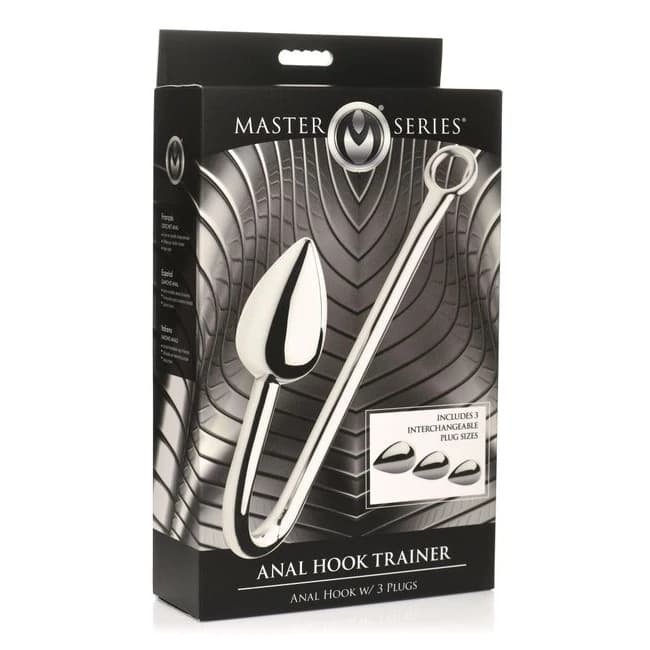 Master Series Anal Hook Trainer W/ 3 Plugs - Image 1