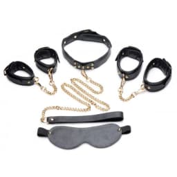 Master Series Black & Gold Bondage Set, image 2