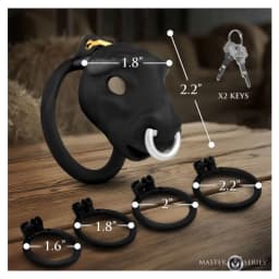 Master Series Bull Chastity Cage, image 3