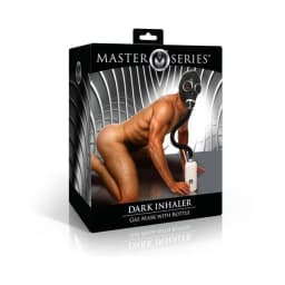 Master Series Rubber Gas Mask with Bottle, image 2