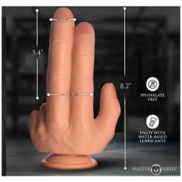 Master Series the Shocker Silicone Dildo, image 5