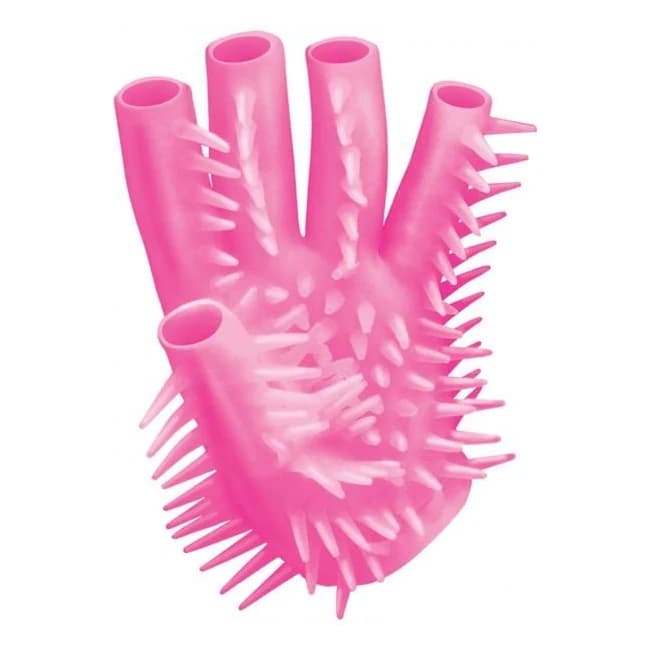 Masturbating Glove Waterproof Pink - Image 1