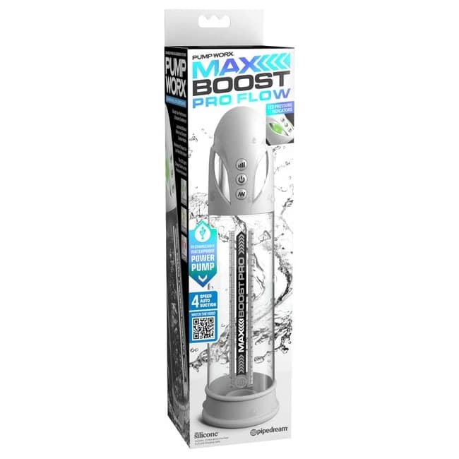 MAX BOOST PRO FLOW WHITE/CLEAR  - Image 1