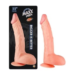 Maxx Men Curved Dong 11 Inches Flesh, image 2