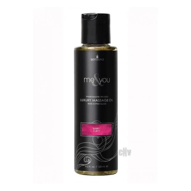 Me & You Massage Oil Berry Flirt 4.2 Oz - Image 1
