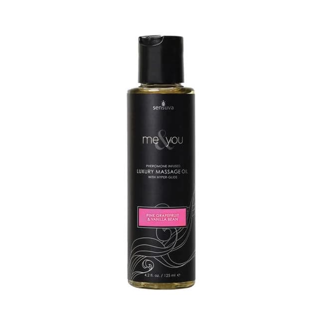 Me & You Massage Oil Grapefruit Vanilla 4.2oz - Image 1