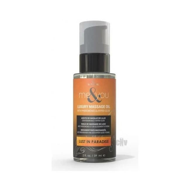 Me & You Massage Oil Lust in Paradise 2 Oz - Image 1