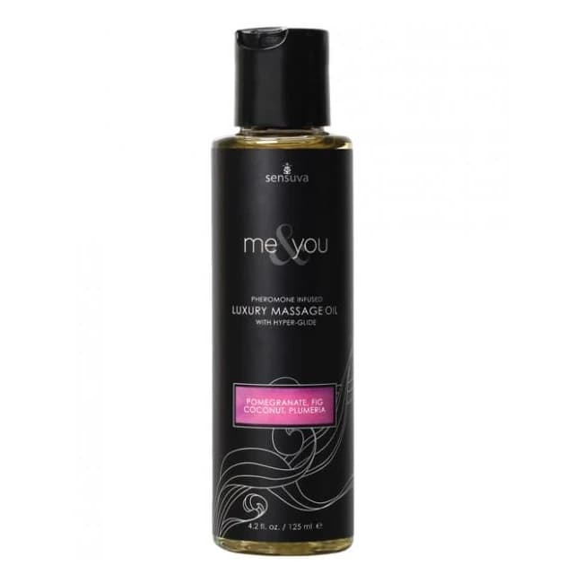 ME & YOU MASSAGE OIL POMEGRANATE 4.2OZ  - Image 1
