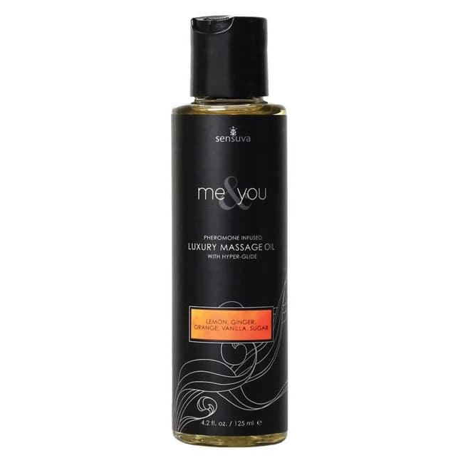 Me & You Massage Oil Sugar & Citrus 4.2oz - Image 1
