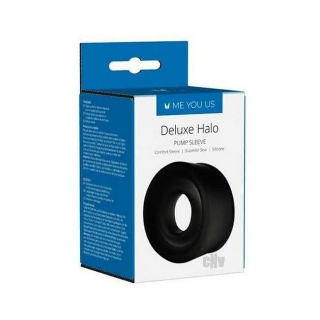Me You Us Deluxe Halo Pump Sleeve Blk - Image 1