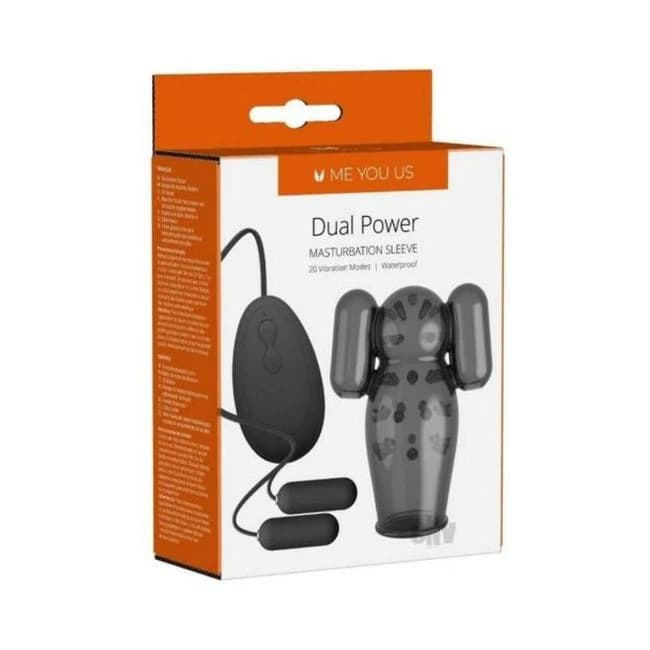 Me You Us Dual Power Masturbate Sleeve - Image 1