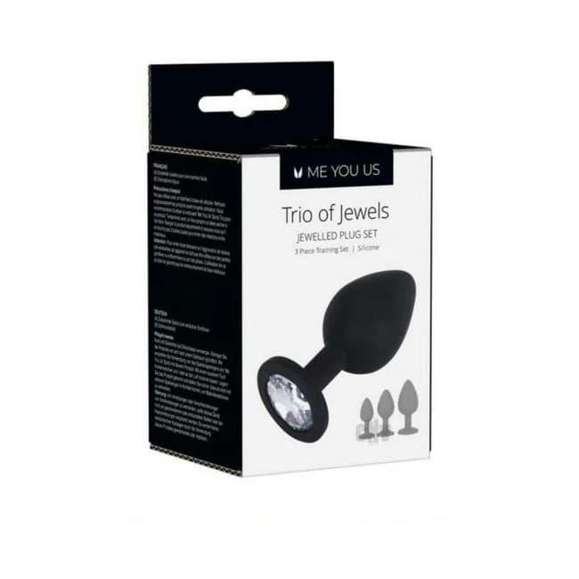 Me You Us Trio of Jewels Black - Image 1
