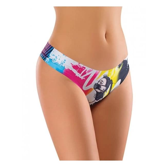 Mememe Cabal Margot Printed Thong - Image 1
