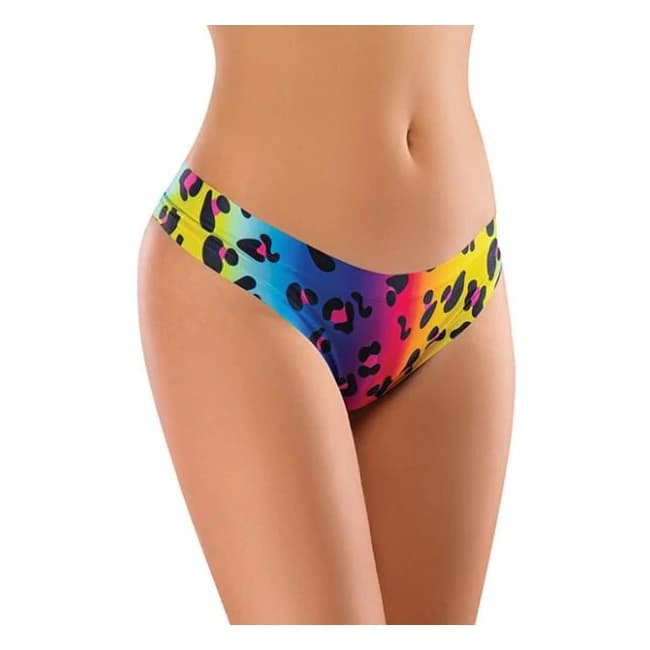 Mememe Pride Cougar Printed Thong - Image 1