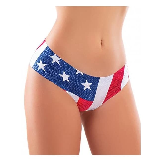 Mememe Usa Legend Printed Thong - Image 1