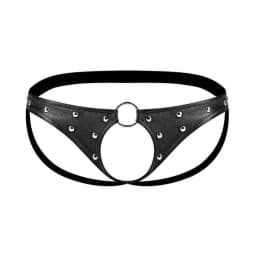 Men's Cyclops Jock Black Fetish Gear L/XL, image 1
