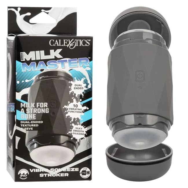 MILK MASTER VIBRO SQUEEZE STROKER  - Image 1