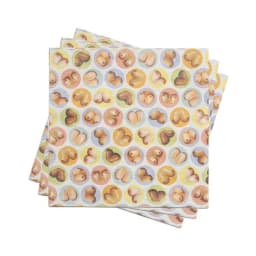 Mini Boob Napkins Pack of 8, image 2